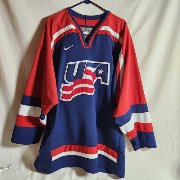 Mike Modano Jersey Olympic USA Hockey Team 2002 Genuine Nike Salt Lake City - Picture 2 of 7